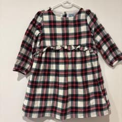 ベビーギャップ　Baby gapチェック柄ワンピースのサムネイル