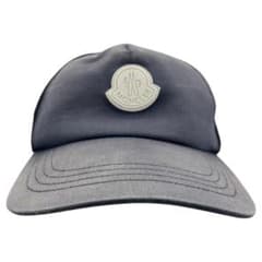 MONCLER モンクレール ロゴ ワッペン ベースボールキャップ ネイビー