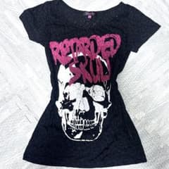 Tシャツカットソー archive ドクロ ヒョウ柄 平成 ギャル y2kのサムネイル