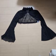ブラック レース ボレロ 長袖のサムネイル