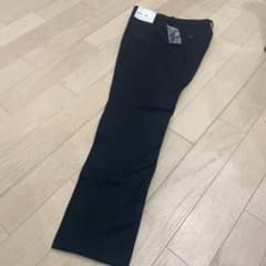 UNIQLO ヒートテックスリムストレートパンツ Lサイズ ブラックのサムネイル