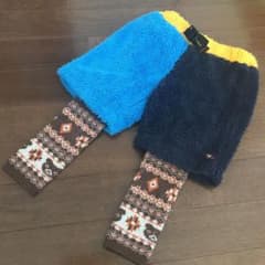 ミキハウス ダブルB☆モコモコハーフパンツとニットレギンスのセット！サイズ90のサムネイル