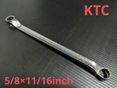 KTC☆45°×6°ロングめがねレンチ☆5/8×11/16inch☆未使用保管品のサムネイル