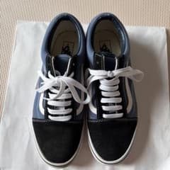 VANS OLD SKOOL ブルー×ブラック スニーカーのサムネイル
