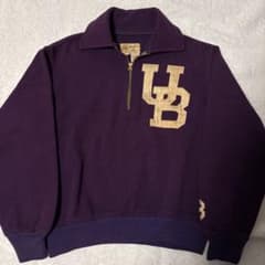 キョウホ50s60s〜扇コンマーハーフジッププルオーバー　ツートンパープル m94833483669_1.jpg?1757654526