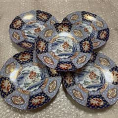 美濃焼 庫山窯 古伊万里写 中皿② - メルカリ