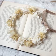 ベビー＆キッズ用花冠 ivory/beigeのサムネイル