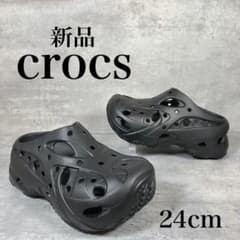 新品 Crocs Caged Clog ケージドクロッグ 厚底 24cm 人気 - メルカリ