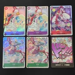 ワンピースカード ウタ SR パラレル まとめ売り 6枚セットのサムネイル