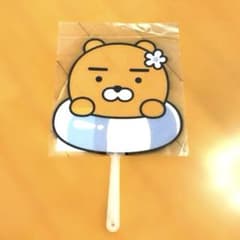《신품 미개봉》 카카오프렌즈[라이언] 부채 한국