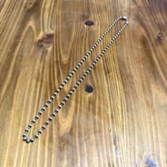 ※タイムセール※Vintage Silver 925 ボールチェーン ネックレスのサムネイル