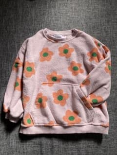 ZARA 花柄　トレーナー　110のサムネイル