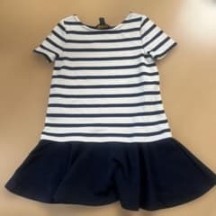 POLO RALPH LAUREN ストライプ ワンピース 4 胸元シミあり