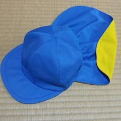 カラー帽子　青　黄色　保育園のサムネイル