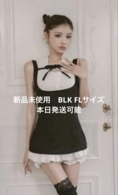 Darich クラシカルドッキングフリルミニワンピース BLK FL - メルカリ