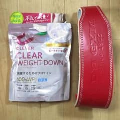 ゴールドジム EXレザーベルト S とクレバー WPI プロテインのお得なセット ゴールドジム EXレザーベルト S とクレバー WPI プロテインのお得な