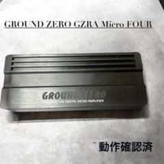 GROUND ZERO GZRA Micro FOUR 4chパワーアンプ GROUND ZERO GZRA Micro FOUR 4chパワーアンプ - メルカリ