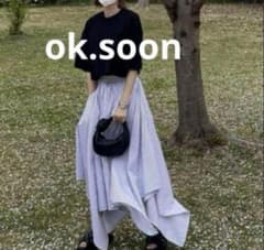 ok.soon オクスン　イレギュラーヘムロングスカートのサムネイル