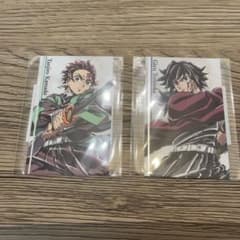 鬼滅の刃 かふぇくじ 8月号 D賞 コレクションカード 義勇&炭治郎2種セットのサムネイル