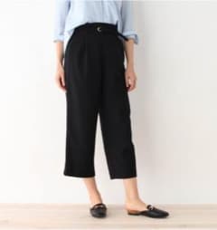 紺色 ワイドパンツ ガウチョパンツ groveのサムネイル