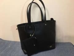 ポーター　PORTER トートバック（ブラック）リンク 本革 (S) 通勤通学のサムネイル