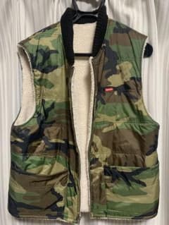 supreme 迷彩　リバーシブルベストのサムネイル