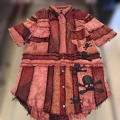 ロエン Roen パッチワーク スカル 半袖シャツ 50 ロエン Roen パッチワーク スカル 半袖シャツ 50 - メルカリ