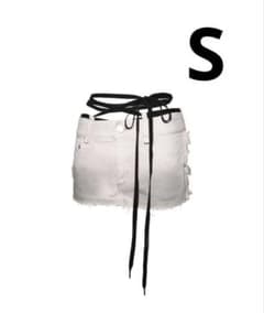 theredthread corded script skirt mini - メルカリ