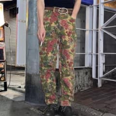 80s OLD GAP Flower pattern work pantsのサムネイル