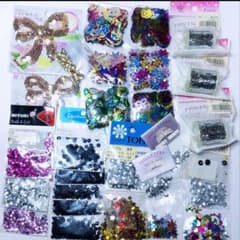 スパンコール ハンドメイド パーツ 大量 まとめ売りのサムネイル