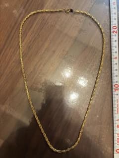 極美品TRIFARI トリファリ ヴィンテージ ゴールドネックレス 重厚16g 