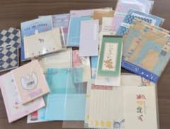 レターセット　便箋　封筒　一筆箋　まとめて