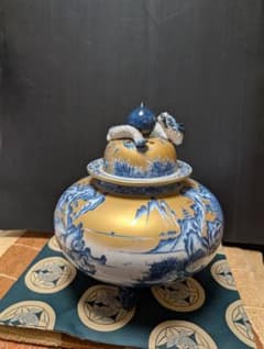 ドラゴン装飾の特大香合 高さ約20cm - メルカリ
