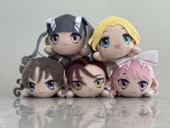 前橋ウィッチーズ 寝そべり ぬいぐるみ　5種コンプリート