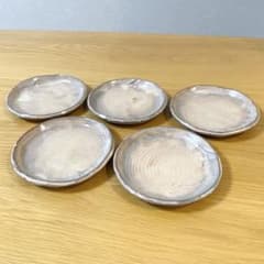 未使用】萩焼 吉賀将夫氏 泉流山 12cm小皿 銘々皿 5枚セット - メルカリ