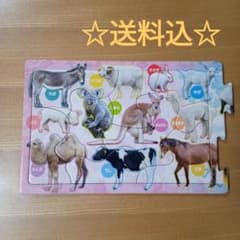 動物 ジグソーパズル 3枚セット 知育玩具のサムネイル