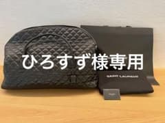 SAINT LAURENT キルティング レザー ボストンバッグ - メルカリ