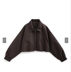 GRLレザーショート丈ジャケット ブラウンのサムネイル