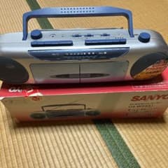 ♪レトロ SANYO U4-W33(L) カセットプレーヤー ラジオ ダブル - メルカリ