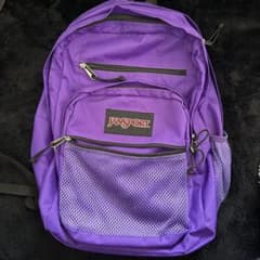 JanSport ジャンスポーツ　紫　パープル　リュックのサムネイル