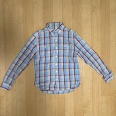 【STUSSY】ステューシー AUTHENTIC GEAR チェック長袖シャツMのサムネイル