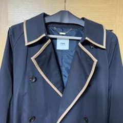 TONAL トーナル　トレンチコート　ネイビー　紺のサムネイル