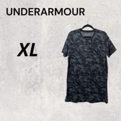 UNDERARMOUR ブラック XL 半袖 Tシャツ 迷彩 スポーツウェア 夏