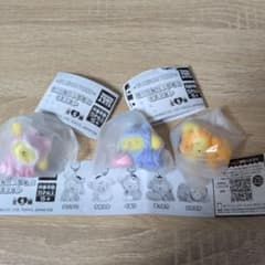 ポムポムプリン わんわんパラダイス マスコット 3種セットのサムネイル