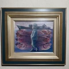 リアリズム 坂中功一郎【追跡の海】肉筆油彩画 アクリル - メルカリ