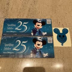 ディズニーシー25周年　スパークリング・ジュビリー　リーフレット　シールセットのサムネイル