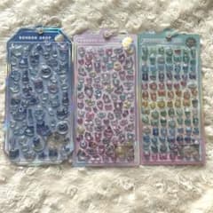 クーリア ボンボンドロップ シール オリジナル よるねこ めろめろ ゆめいろのサムネイル