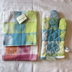 Rinascente（リナシェンテ）　高級ミトン&タオル　新品未使用　花柄