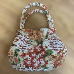 和装用バッグ ビーズ刺繍 花柄 ハンドバッグのサムネイル