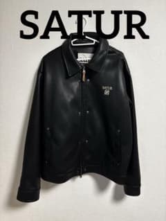 SATUR Synthetic Leather Collar Jacket|mercariメルカリ官方指定廠商